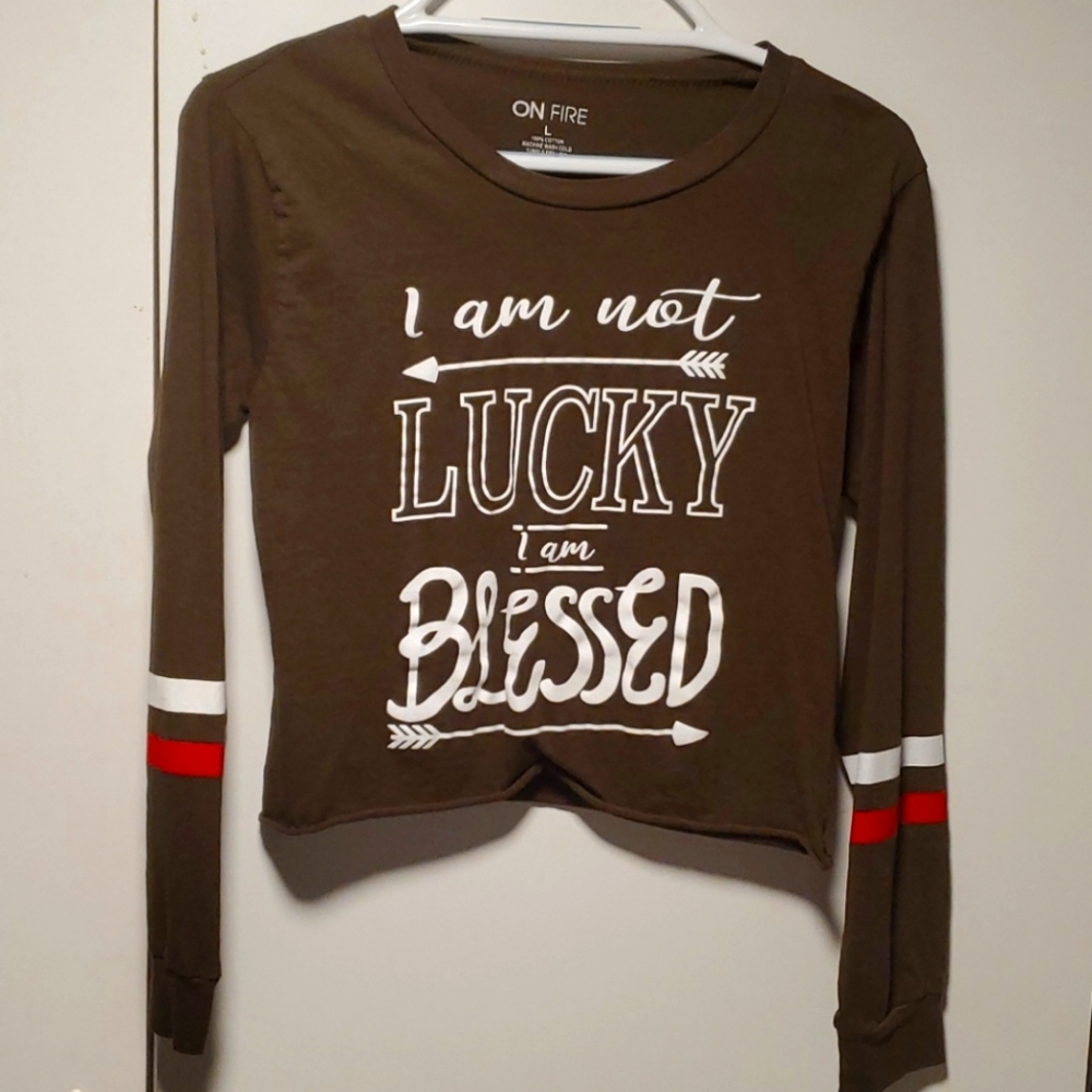 On Fire Graphic Long Sleeve Tee